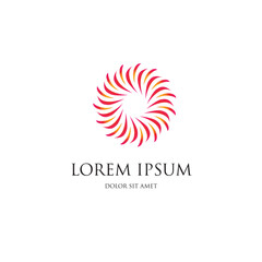 Abstract colorful corporate logo design