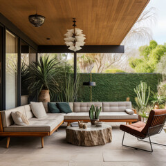 Modern Outdoor Patio Living Space

