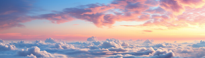 Fototapeta premium Beautiful dusk sky