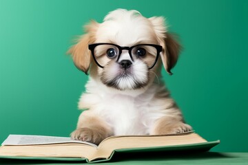 책읽는 강아지