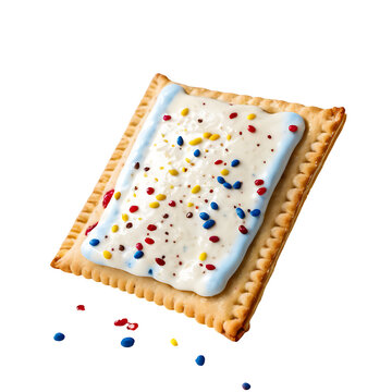 Pop Tart image isolated on a transparent background PNG photo