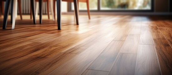 Classic laminate flooring pattern with a distinct texture