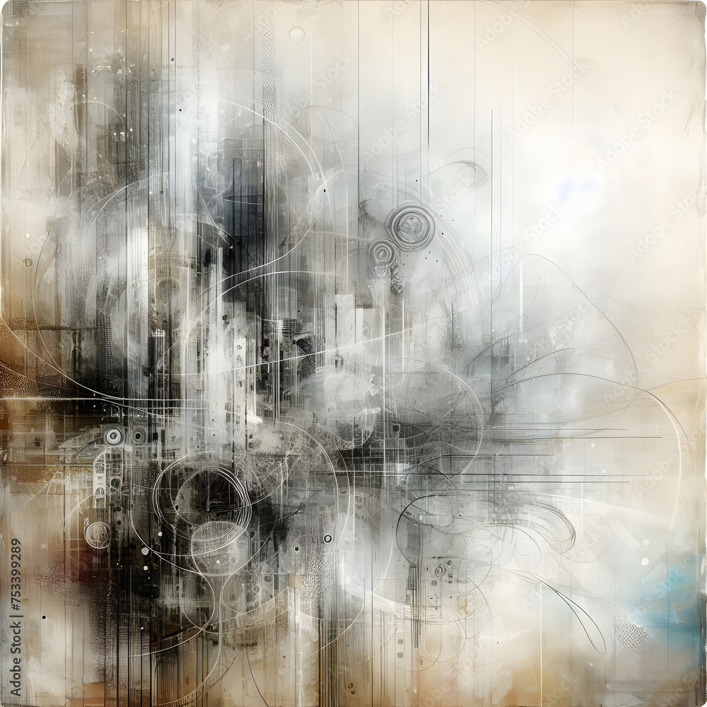Poster computer designed highly detailed grunge textured abstract background. nice grunge element for your 