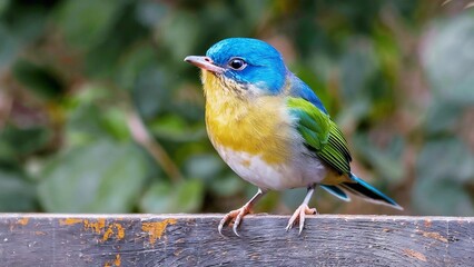 Follow bird beneath canopy tropical paradise whose feathers equal vibrant blossoms far-off flowers. flits among the trees, plumage,  symphony pinks, oranges, and purples, creates a spectacle color.