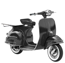 Stickers muraux Scooter scooter isolated - transparent - PNG file 