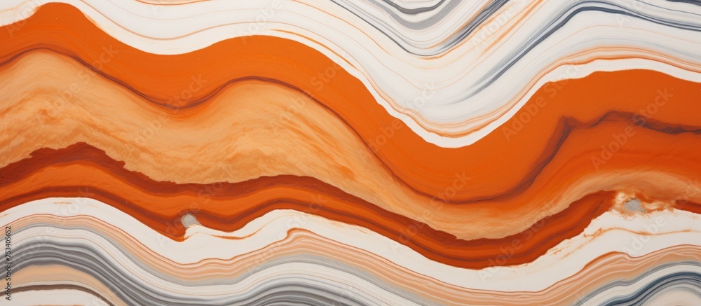 Poster marble background with flat sliced pattern