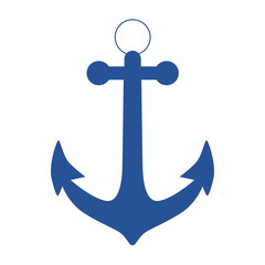 Blue Anchor Icon