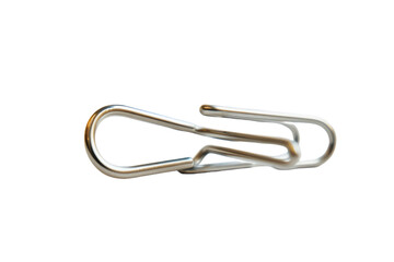 Isolated Paper Clip on transparent Background
