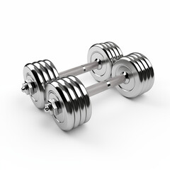dumbbell isolated on white background