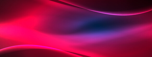 Neon light glowing waves and lines background set for wallpaper, business card, cover, poster, banner, brochure, header, website