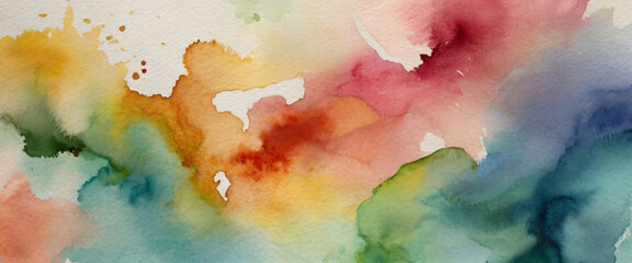 abstract watercolor hand painted background