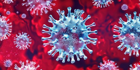 coronavirus virus - obrazy, fototapety, plakaty