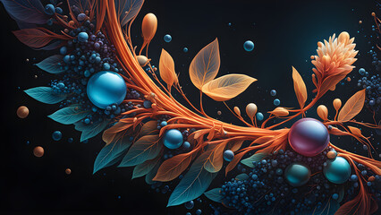 Dark abstract texture background