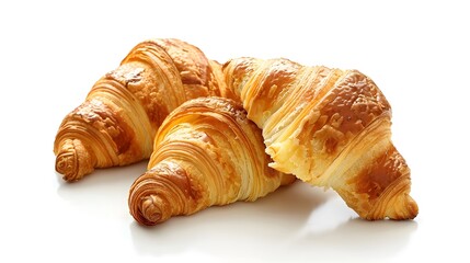 croissant isolated on white