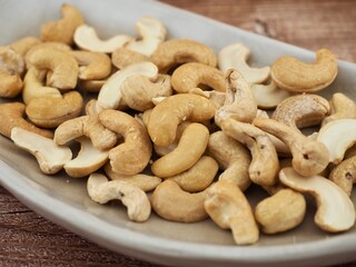 유기농 견과류 캐슈넛, 간식, 식사