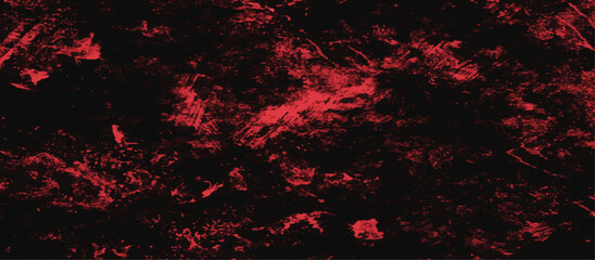 Abstract red grunge background with copy space. Dark red slate background toned classic color. old red color wall background texture. dirty rustic fire red texture.	