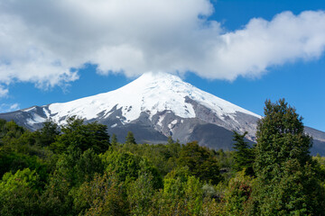 Volcán Osorno, región de los lagos, Chile.