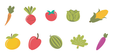 Fruit And Vegetable Elements
