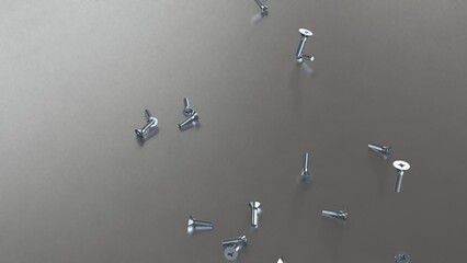 量産されるネジ