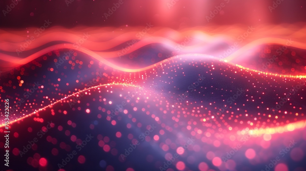 Poster abstract digital network background