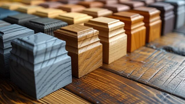 A montage of different types of skirting boards and trim showcasing the variety of styles and materials available to homeowners for their renovation projects.
