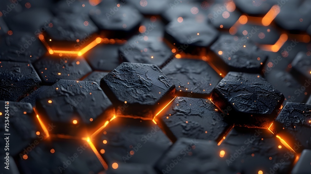 Aufkleber abstract blueprint-like technology background