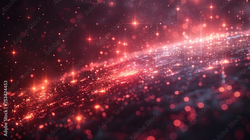 Aufkleber Abstract Technology Background with Digital Pattern