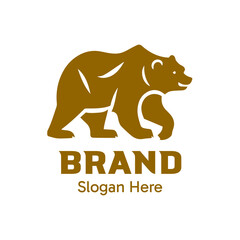 Modern Bear Logo. Logo Brand. Vector. Eps10