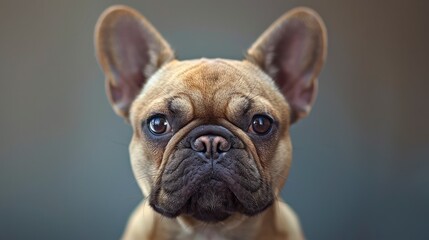 Fototapeta premium Confused French Bulldog Dog Cat Headband, Desktop Wallpaper Backgrounds, Background HD For Designer