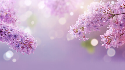 Beautiful lilac flower background