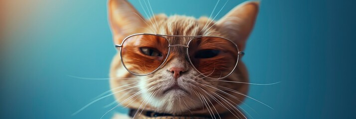Funny Stylish Cat Wear Sunglass Summer, Desktop Wallpaper Backgrounds, Background HD For Designer