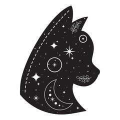 Mystical Cat Illustration