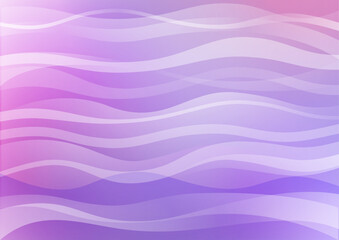 流線　曲線　波のイメージの背景　パープル　紫