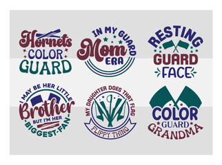 Color Guard Svg Cut Files | Hornets Color Guard Svg | Marching Band Svg | Color Guard Flag Svg | Color Guard Quotes | Typography Design
