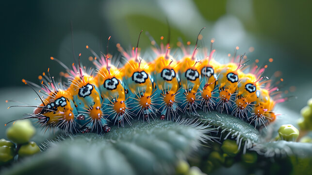 Tent Caterpillar in nature