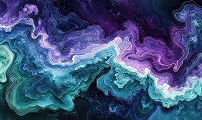 Abstract Blue purple green background