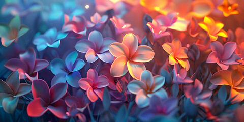 Most Beautiful and Amazing nature and Flowers 3D background wallpaper .