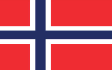 Obraz premium National Flag of Norway, Norway sign, Norway Flag
