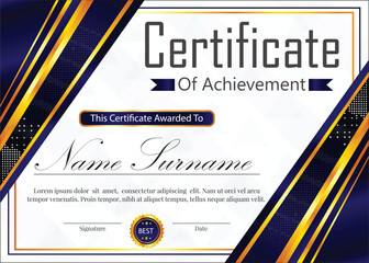  certificate design abstract background with stripes