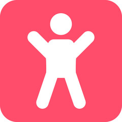 Man Celebrating Icon Style