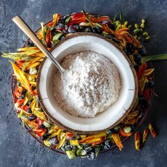 Coconut flour. Super Foods