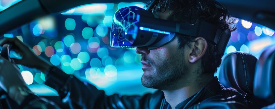 Augmented Horizons Quantum-powered AR interfaces transforming the way we interact with the world from autonomous cockpits. - Powered by Adobe