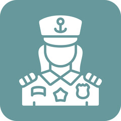 Marine Female Icon Style