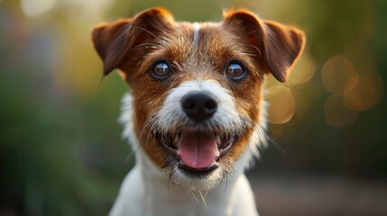 Smiling Jack Russel Terrier Dog Pleased, Desktop Wallpaper Backgrounds, Background HD For Designer