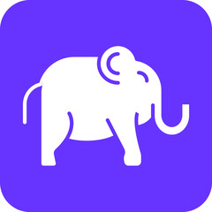 Circus Elephant Icon Style