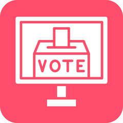 Electronic Voting Icon Style