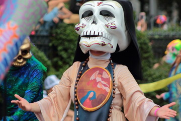 dia de muertos calavera monja © Zenka