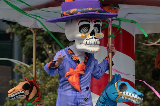 dia de muertos calavera pachuco