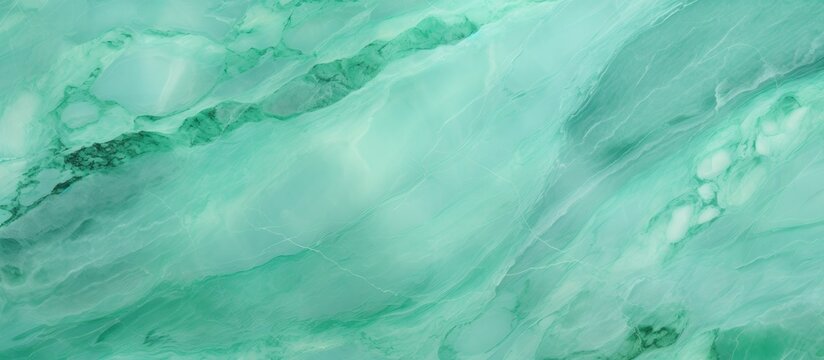 Mint marble texture for background and design Green and turquoise natural stone pattern Abstract surface