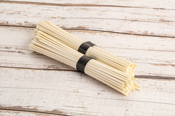 Asian cuisine - raw udon noodle